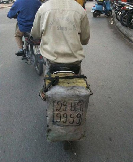 Mức phạt về biển số xe cho xe máy, ô tô vi phạm