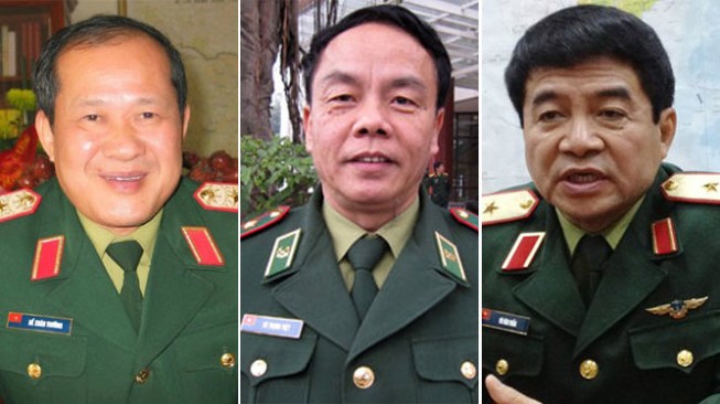 Thăng quân hàm thượng tướng cho 3 sĩ quan quân đội