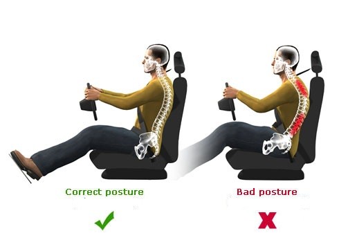 Khi lái xe, ngồi thế nào cho đúng, cho oai?