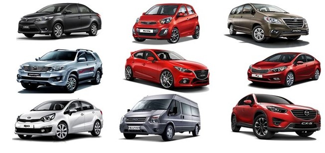 Bảng giá xe Kia, Ford, Chevrolet, Mazda, Honda, Hyundai, Toyota tháng 5-2016
