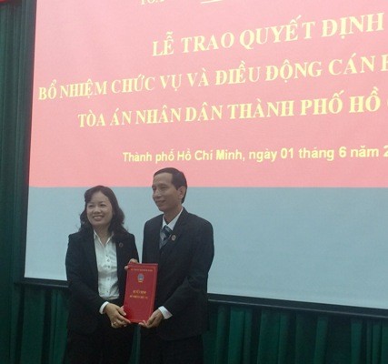 Bổ nhiệm trưởng phòng Kiểm tra nghiệp vụ và thi hành án