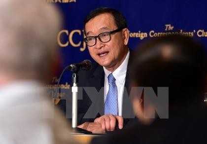 Thủ lĩnh đối lập Sam Rainsy bị tòa Campuchia kết tội phỉ báng