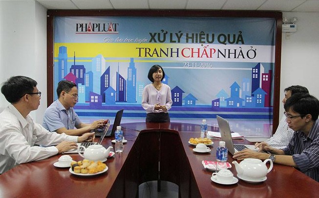 Giao lưu trực tuyến 'Xử lý các tranh chấp nhà ở'