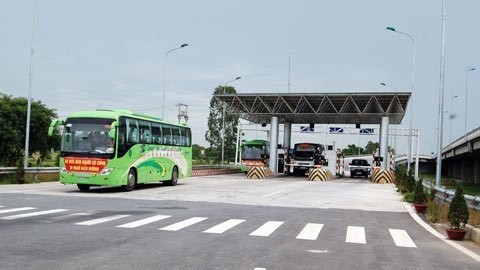 Đề xuất bỏ một trạm thu phí trên cao tốc Cầu Giẽ - Ninh Bình