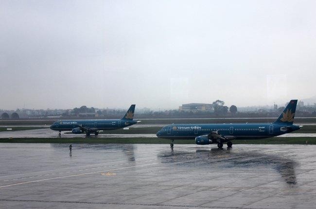 Điều chỉnh 40 chuyến bay đi và đến Nội Bài