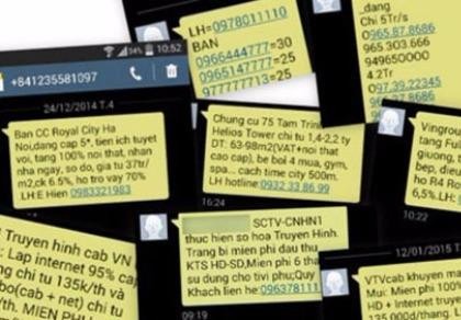 Phạt 160 triệu đồng 2 công ty phát tán tin nhắn rác