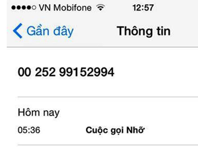 Cảnh báo cuộc gọi lạ quốc tế ăn cắp cước viễn thông