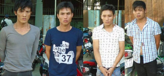 Bắt băng trộm xe máy có đồng bọn làm nhiệm vụ cản địa