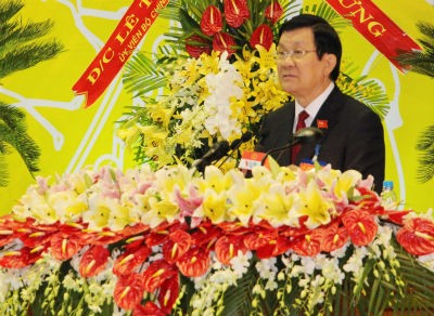 Chủ tịch nước dự Đại hội Đảng bộ tỉnh Bình Dương