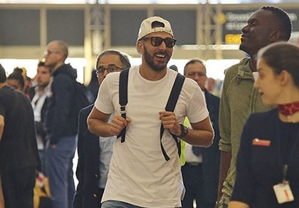 Không được đá Euro vì scandal clip sex, Benzema sang Mỹ du lịch