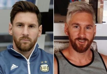 Messi bật mí lý do nhuộm tóc vàng hoe