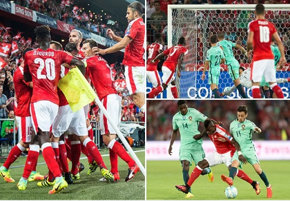 Không có Ronaldo, Bồ Đào Nha ngã ngựa trước Thụy Sĩ