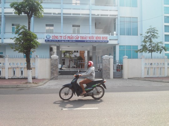 Trụ sở Công ty CP Cấp thoát nước Bình Định Trụ sở Công ty CP Cấp thoát nước Bình Định