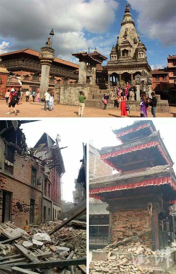Chùm ảnh: Nepal trước và sau thảm họa động đất - ảnh 8
