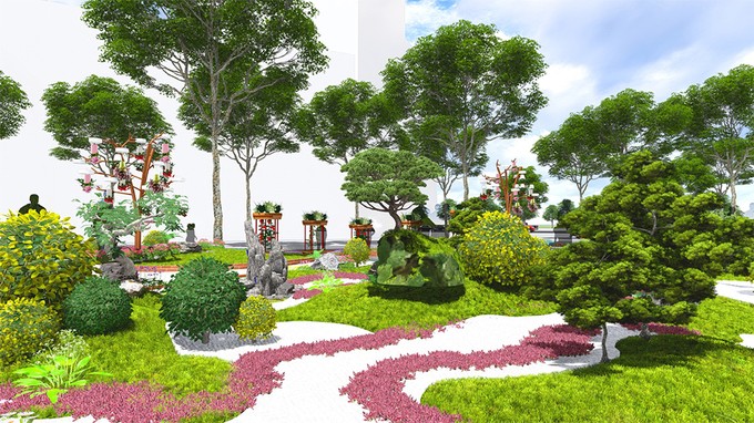Chó cao 3,6m ở đường hoa Nguyễn Huệ Xuân 2018 - ảnh 4
