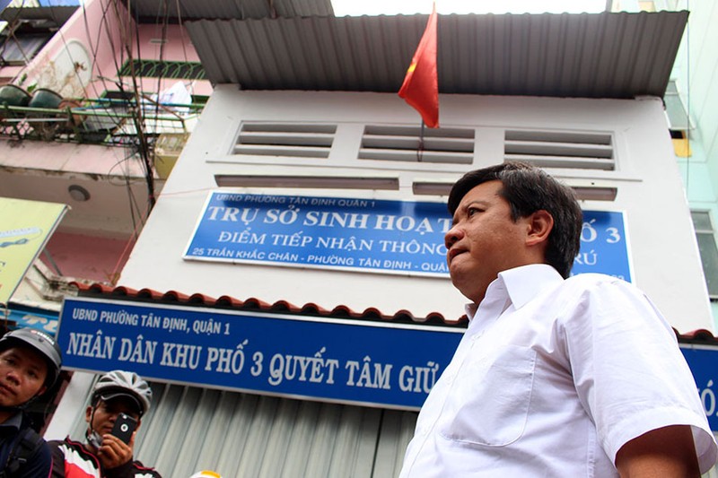 Ông Đoàn Ngọc Hải, Phó Chủ tịch UBND quận 1 đã rút đơn xin từ chức. Ảnh: L. THOA