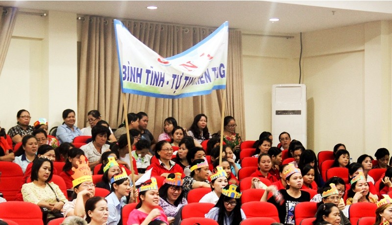 Hàng trăm nữ tiểu thương tham gia hội thi 'Phụ nữ và pháp luật' - ảnh 4