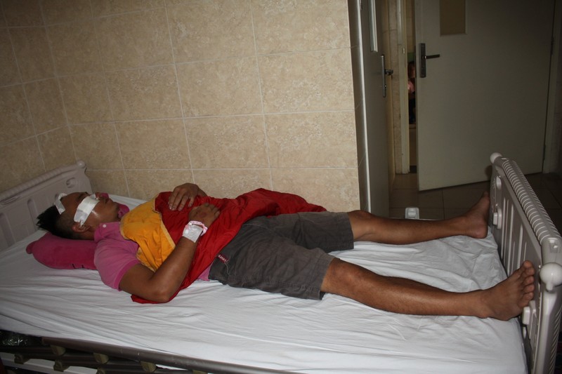 Bắt giữ nghi can dùng búa đập đầu tài xế cướp tài sản - ảnh 2
