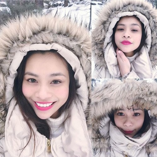 Gương mặt của Ý Nhi có rất nhiều nét giống nữ hoàng giải trí của showbiz Việt