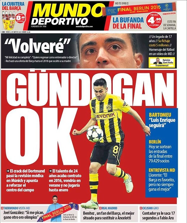 M.U bị “nẫng tay trên” vụ Gundogan - ảnh 1