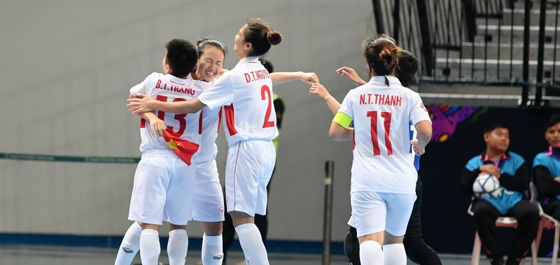 ĐT futsal nữ sẽ gặp Indonesia ở tứ kết. 