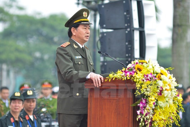 Bộ trưởng Trần Đại Quang phát lệnh xuất quân bảo vệ Đại hội Đảng - ảnh 2