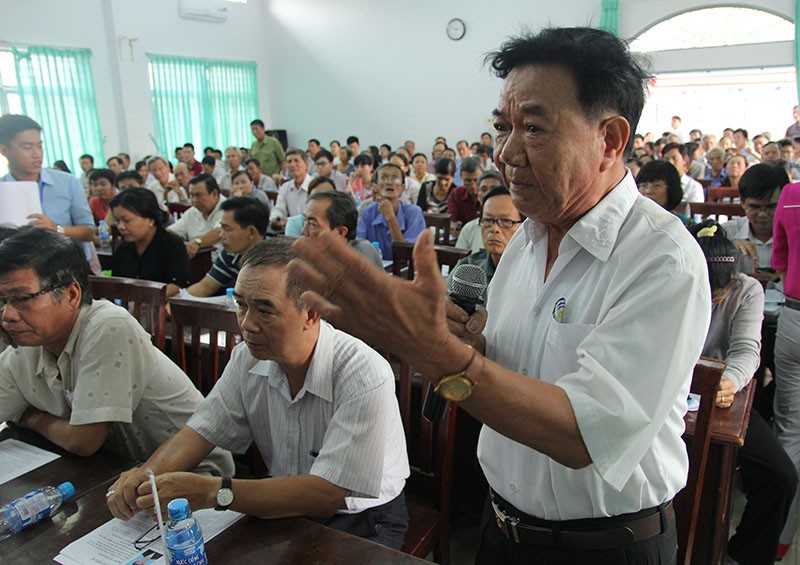 Bí thư Thăng: 'Các đồng chí nói vì dân vì nước là vì chỗ nào?' - ảnh 1