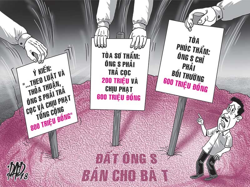 ‘Xù’ bán đất, phạt cọc thế nào mới đúng? - ảnh 1
