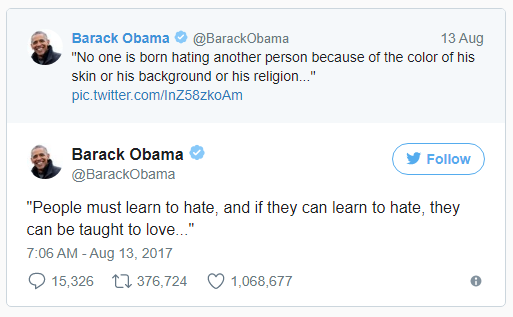 Phát ngôn của ông Obama vào bảng vàng của Twitter - Ảnh 2.