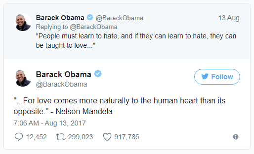 Phát ngôn của ông Obama vào bảng vàng của Twitter - Ảnh 3.