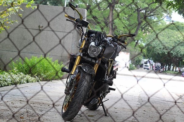 Tận thấy Honda Hornet 600 mạ vàng 24k ở Việt Nam - ảnh 13