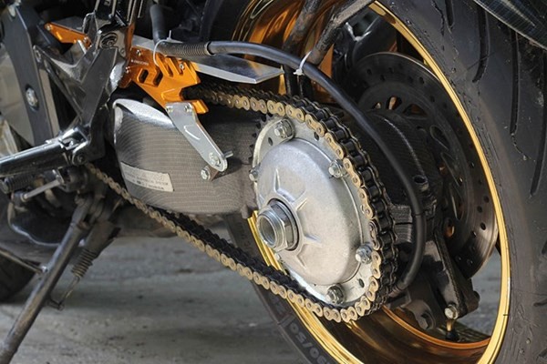 Tận thấy Honda Hornet 600 mạ vàng 24k ở Việt Nam - ảnh 3