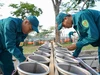 Trận địa pháo hoa tầm cao mừng đại lễ 30-4 trước giờ khai hỏa tại trung tâm TP.HCM