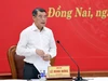 Thủ tướng Lê Minh Hưng làm việc với Ban Thường vụ Thành ủy Đồng Nai