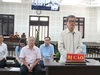 Các bị cáo tại phiên toà.