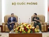 Đại tướng Phan Văn Giang tiếp Quyền Bộ trưởng Bộ Hải quân Hoa Kỳ Hùng Cao
