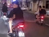 Nhóm thanh niên cầm hung khí chạy xe máy gây rối ở Nha Trang
