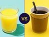 Nước cam hay cà phê tốt hơn cho sức khỏe vào buổi sáng?