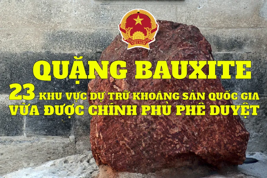 5 tỉnh có khu dự trữ khoáng sản quốc gia quặng Bauxite vừa được duyệt