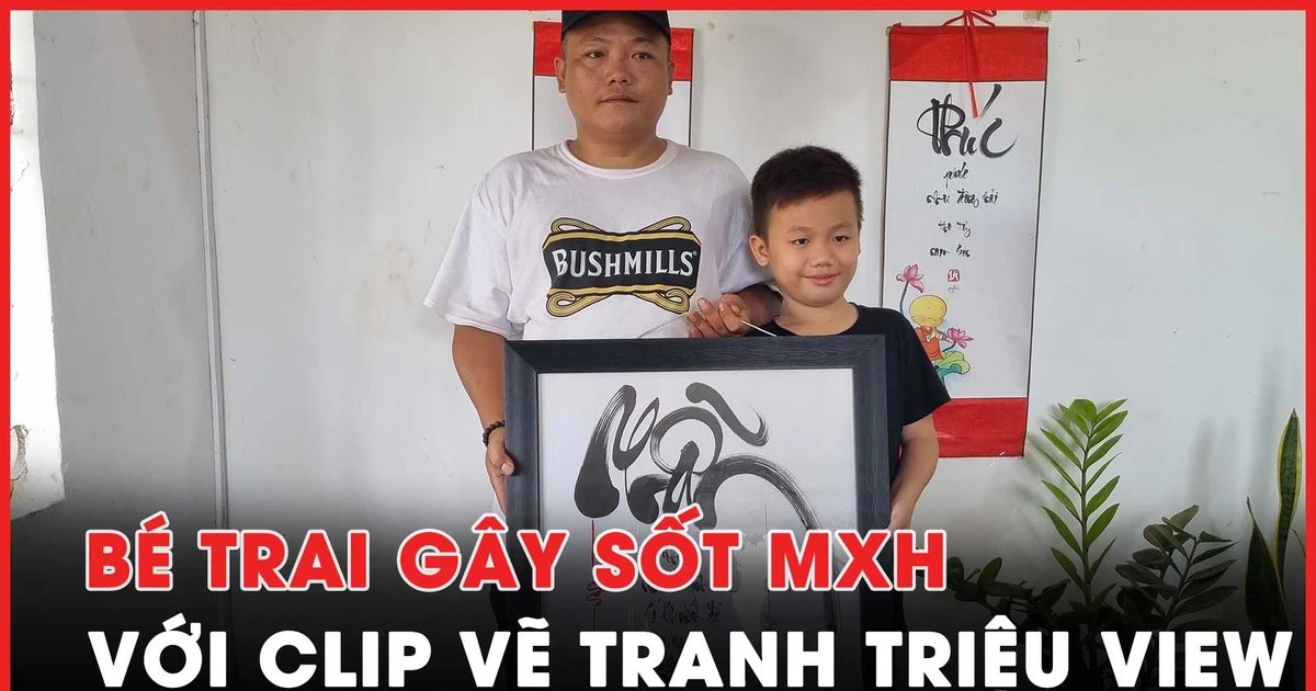 Bé trai 10 tuổi gây sốt mạng xã hội bằng những clip vẽ tranh triệu view | Báo Pháp Luật TP. Hồ Chí Minh