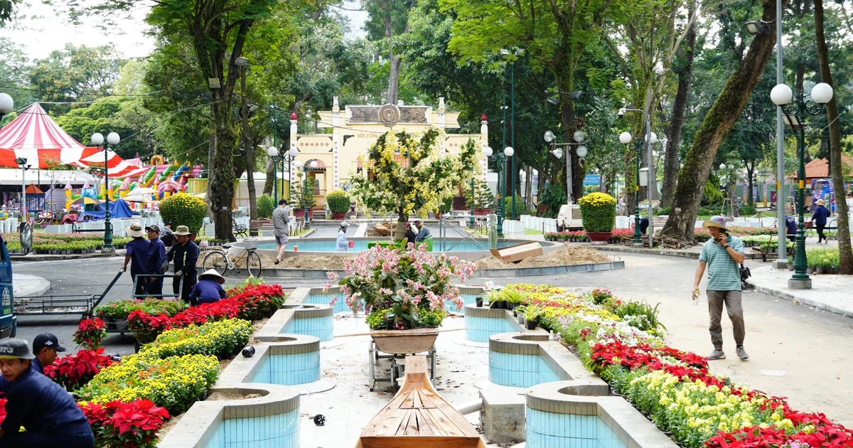 There will be 40 featured product booths at the Ho Chi Minh City spring flower festival