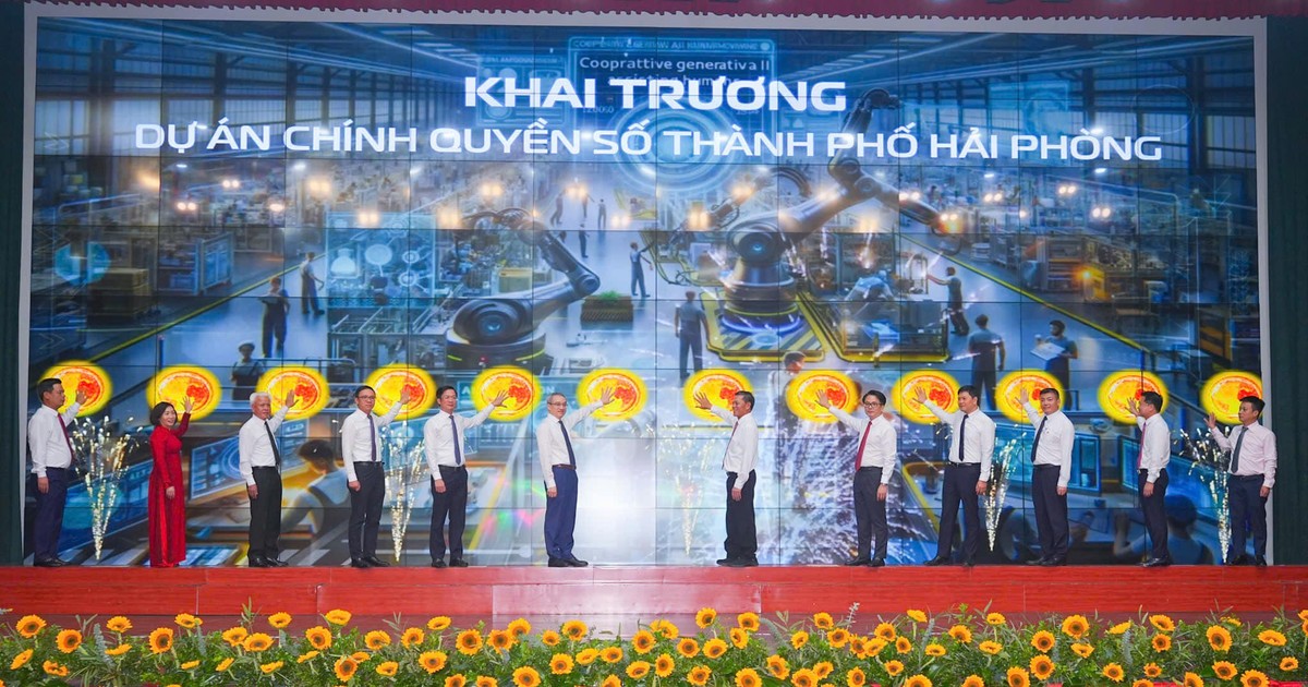 Hai Phong opens Digital Government Project