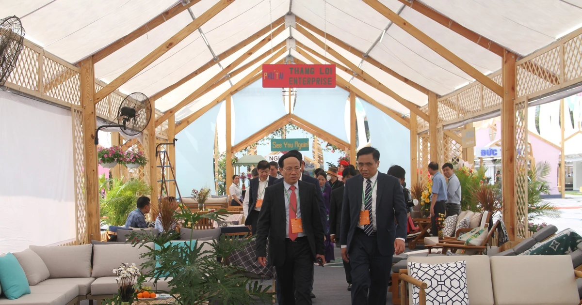 Unique wooden exterior products fair in Binh Dinh