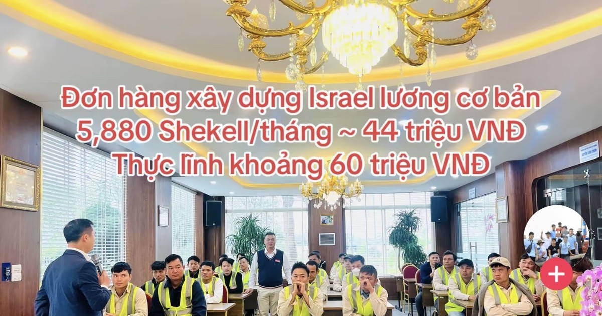 Khuyến cáo: Tuyển chọn lao động đi làm việc tại Israel - Cần cẩn trọng