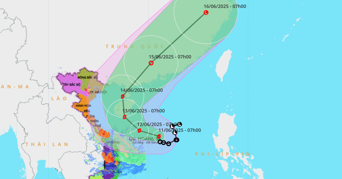 Biển Đông hứng cơn bão số 1 của năm 2025, tên quốc tế là WUTIP | Báo ...