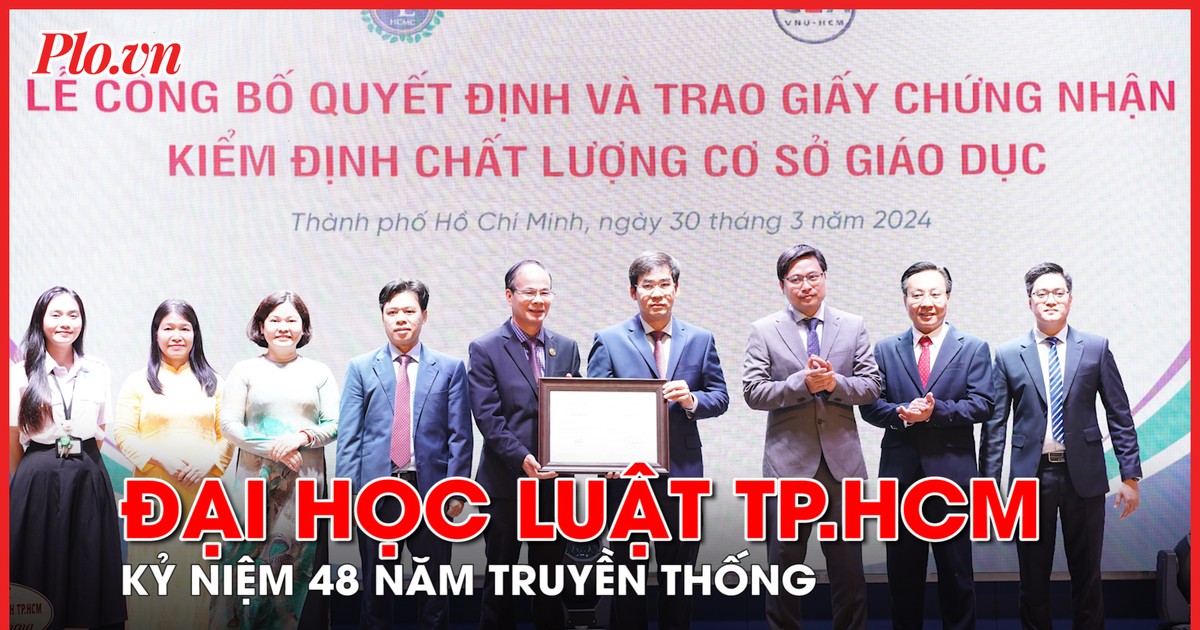 Video: Trường Đại học Luật TP.HCM kỷ niệm 48 năm truyền thống | Báo Pháp Luật TP. Hồ Chí Minh