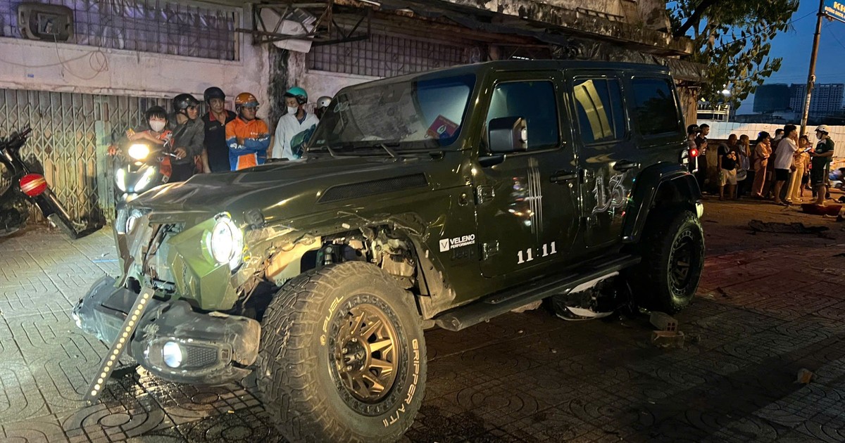 Vụ xe Jeep lao vào làn xe máy ở TP.HCM: Xe là của chủ một quán bar ở quận 1