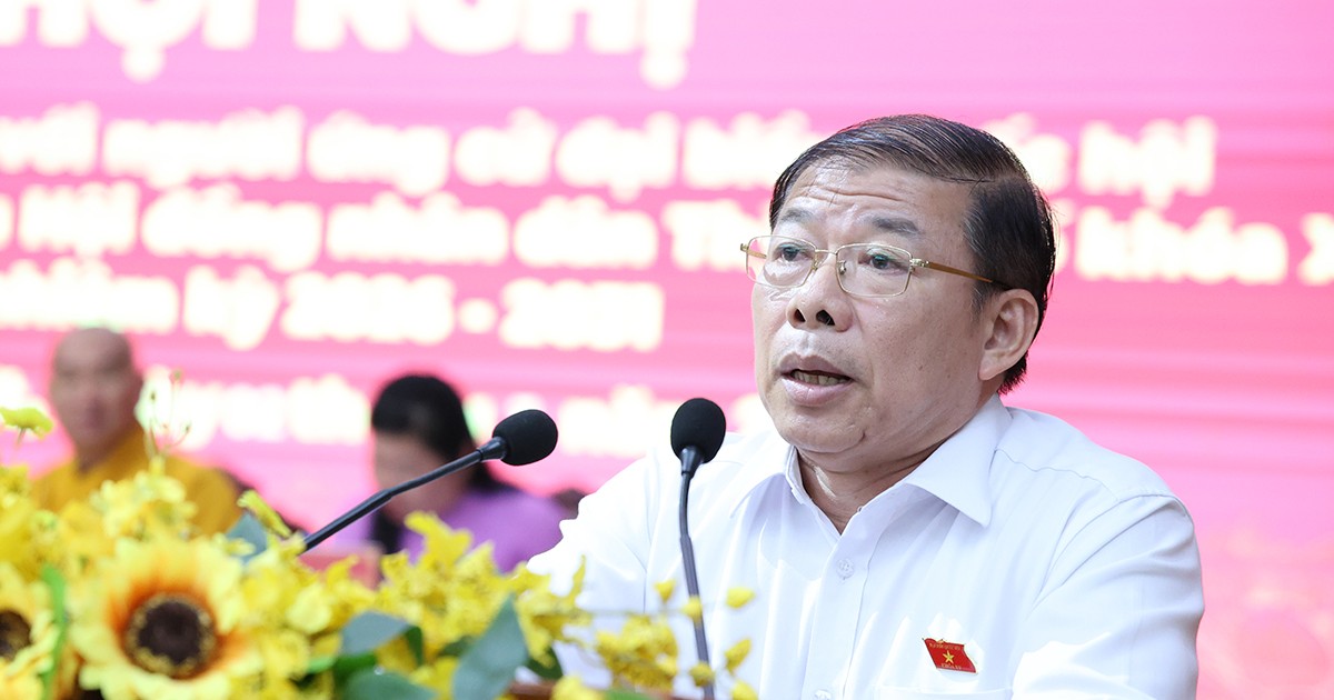 Ứng cử viên ĐBQH Nguyễn Thanh Sang: Phòng chống tham nhũng không có vùng cấm