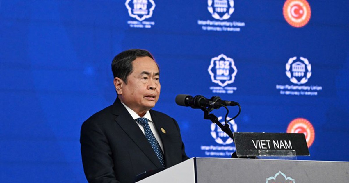 Chủ tịch Quốc hội Trần Thanh Mẫn kêu gọi các bên ngừng bắn, đàm phán hòa bình tại IPU-152