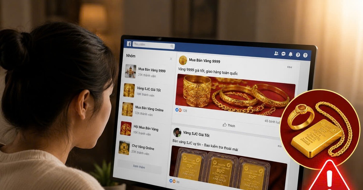 Sập bẫy mua vàng qua mạng: Mất trắng 800 triệu đồng trong tích tắc